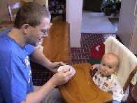 Look Who Is Feeding Me....
